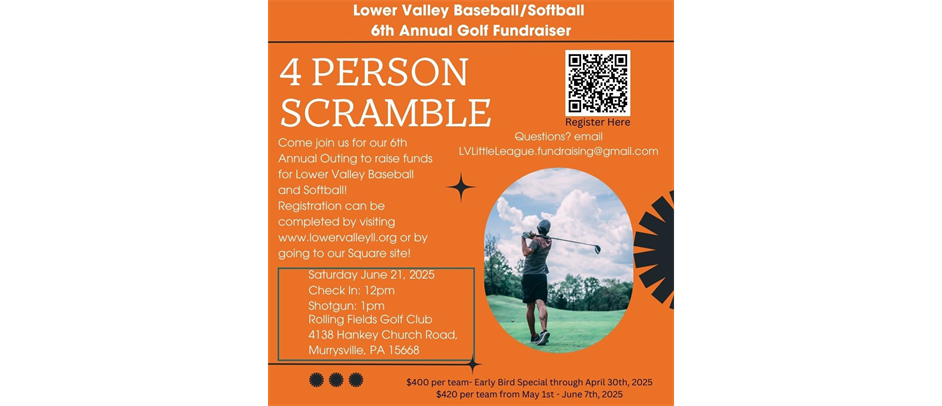 Lower Valley's Annual Golf Outing- 6/21/25